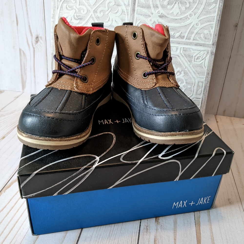 Max+Jake Dennis Toddler Duck Boots NIB